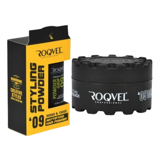 Polvo Texturizador Roqvel 09 + Cera Moldeadora Roqvel 05