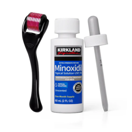 Dermadoller + Minoxidil 60ml + Gotero