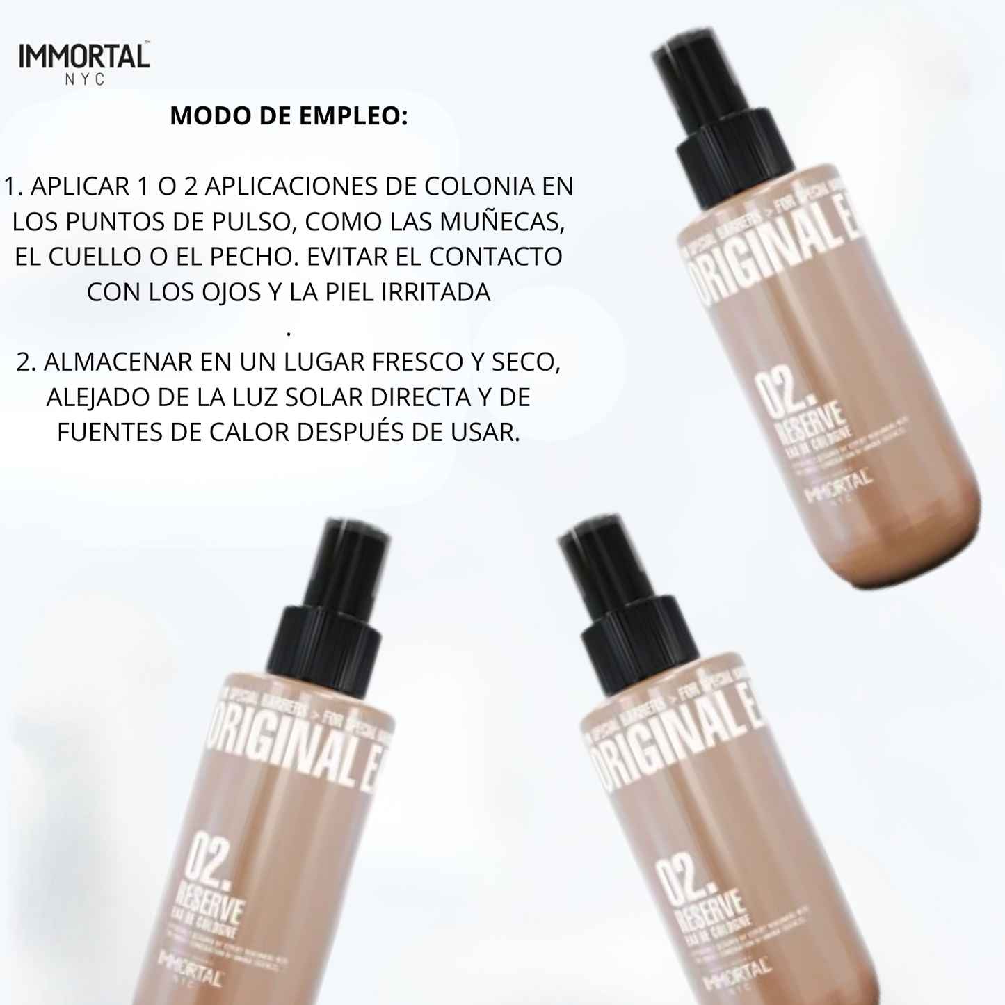 Immortal Infuse After Shave 02 Post Afeitado Reserve 150ml