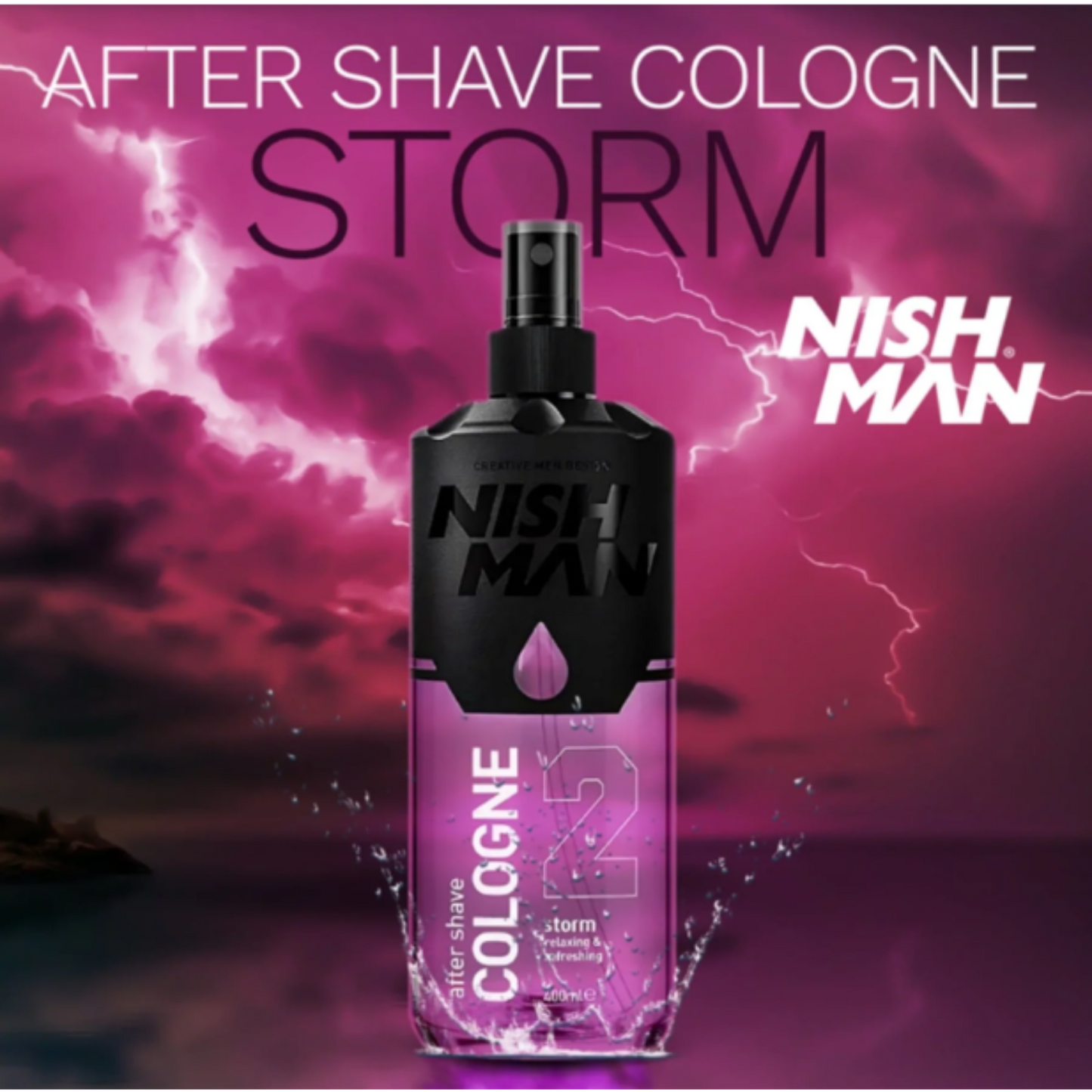 Afther Shave Nishman Cologne 400 Ml 02 Storm