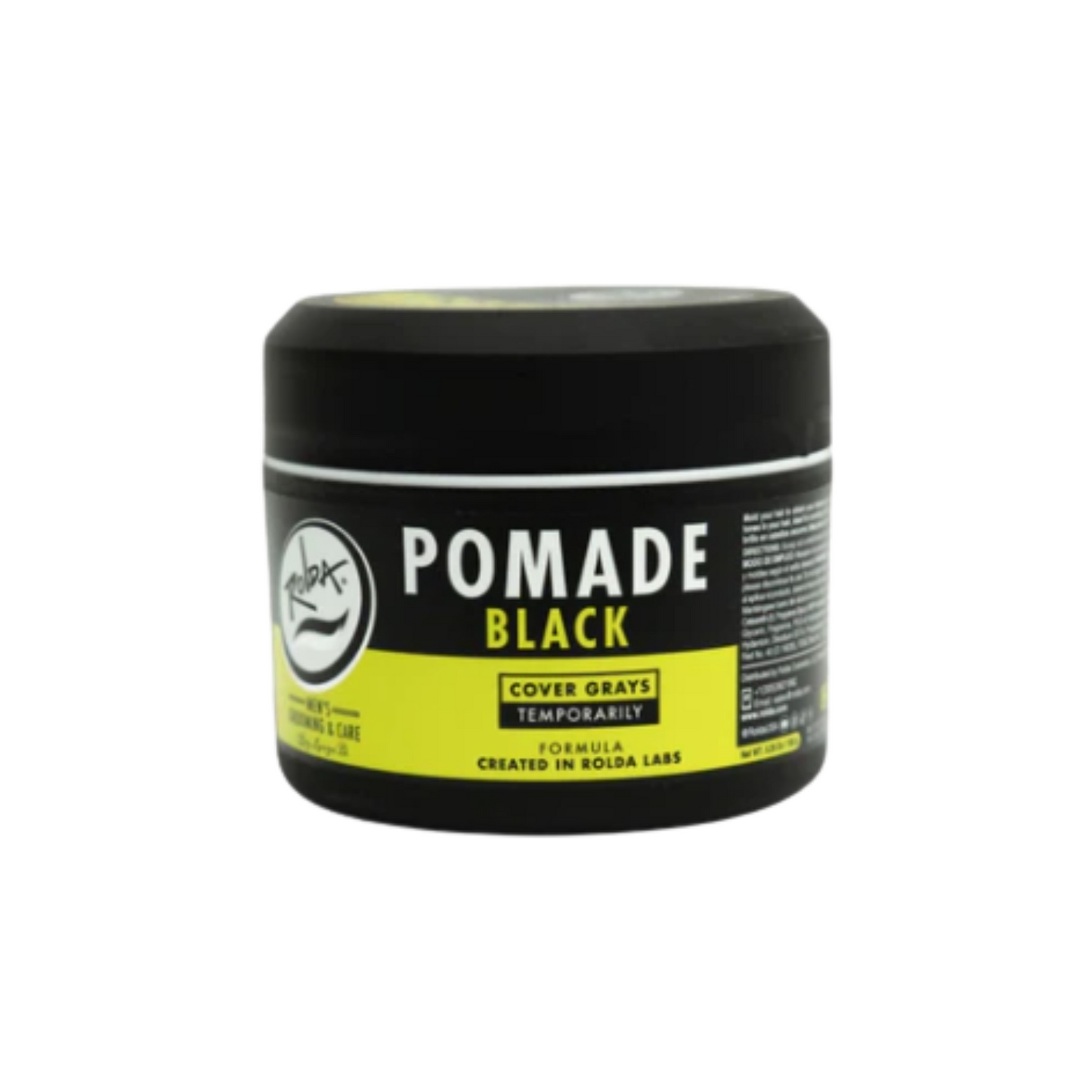 Pomada Negra Para Cabello Rolda Fijación Y Brillo Medio 115g