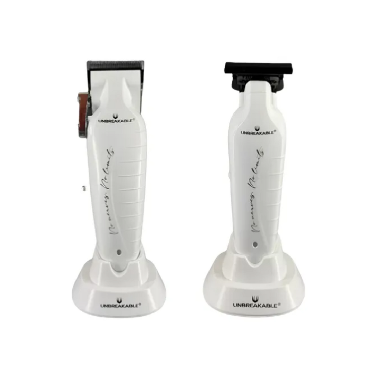 Combo Clipper + Trimmer Profesional Unbreakable Color Blanco