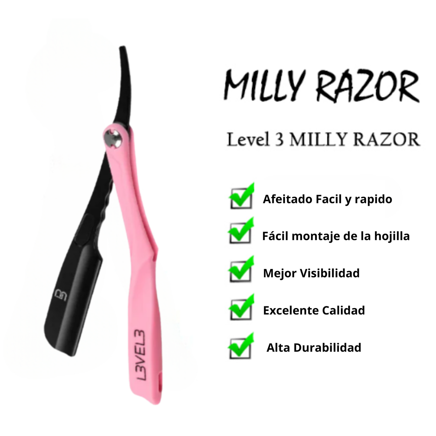 Porta Navaja Profesional Milly Blade Level 3