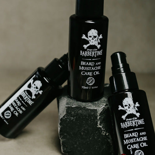 Aceite para cuidado de barba y bigote barbertime 75ml