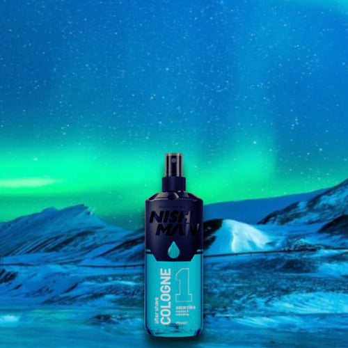 Colonia nish man afeitado after shave N°1 antarctica 400ml