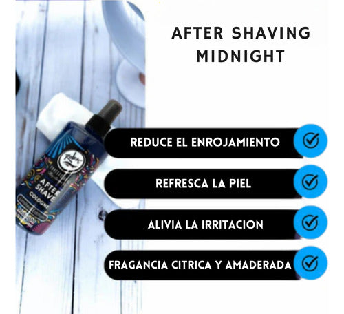 After shave colonia rolda afeitado midnight 410ml
