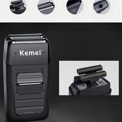Máquina Afeitadora Kemei Km-1102 Negra