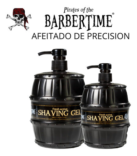 Shaving Gel De Afeitar Sea God Barbertime 1000ml