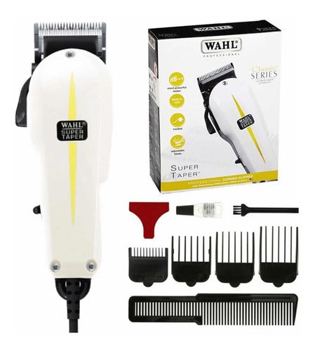 Cortadora De Pelo Clipper Wahl Profesional Super Taper Cable