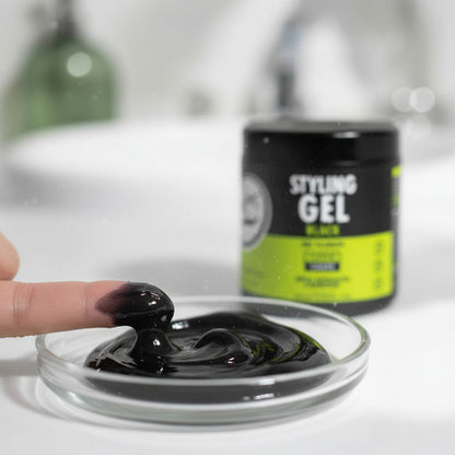 Gelatina rolda gel fijador para cabello black cubre canas 500g