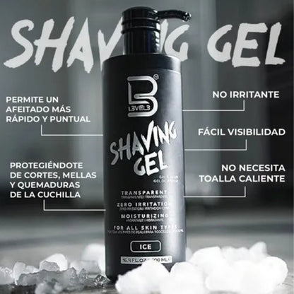 Gel Para Afeitar L3 Level 3 Ice Hidratante 500ml