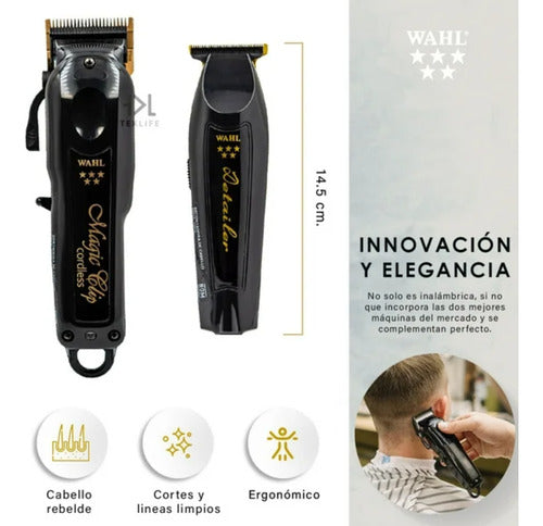 Combo Wahl Profesional Premium Magic Clip Trimer Y Clipper
