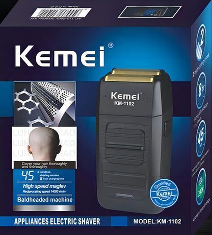 Máquina Afeitadora Kemei Km-1102 Negra