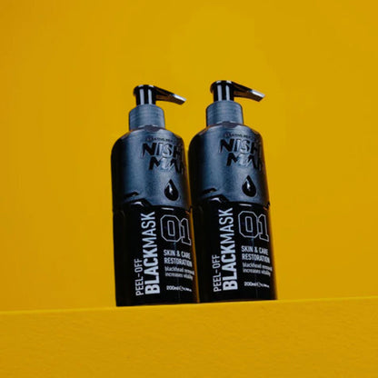 Mascarilla Negra Nishman 01 Peel Off Anti Acné Puntos Negros