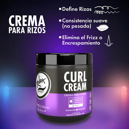 Crema Moldeadora Capilar Rolda Cabellos Rizos Anticaspa 500g