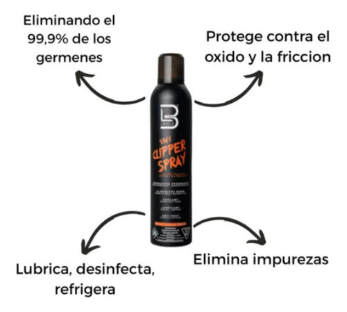 Spray para clipper 5 en 1 X288 Gr - level 3