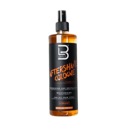 Aftershave colonia level 3 vibrant naranja afeitado 400ml