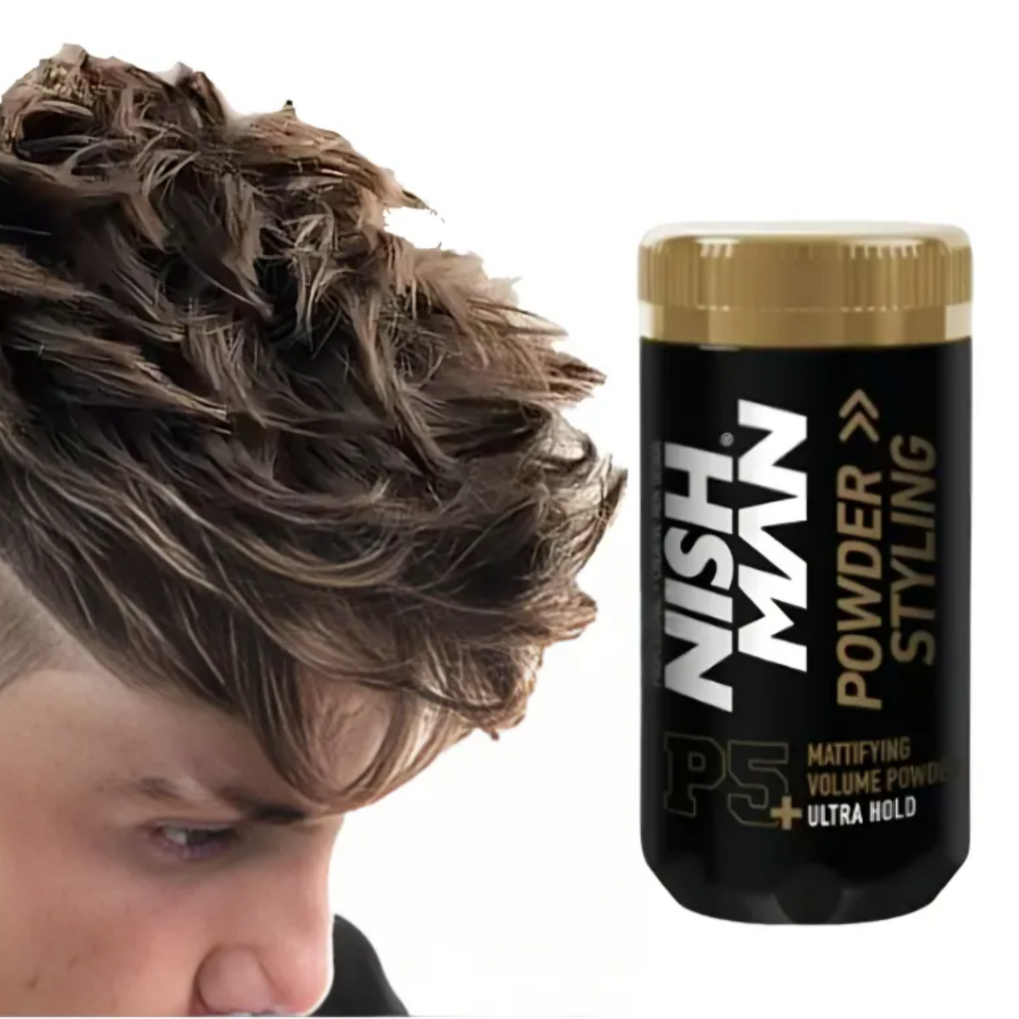 Polvo Texturizador Textura P5 Nishman Negro Matte 20 Gr