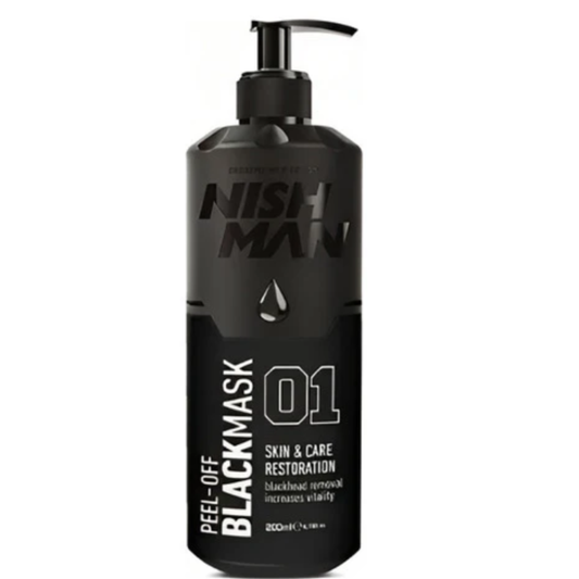 Mascarilla Negra Nishman 01 Peel Off Anti Acné Puntos Negros