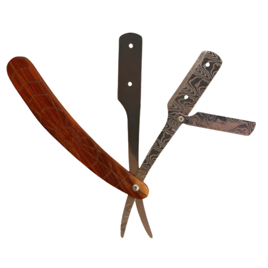Porta Navaja Barberia Y Peluqueria Marrón