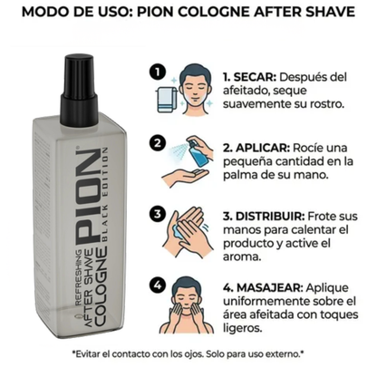 After Shave Pion Black Edition Moonstone PC07 150ml