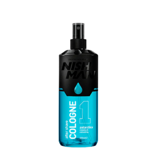 Colonia Nish Man Afeitado After Shave N°1 Antarctica 400ml