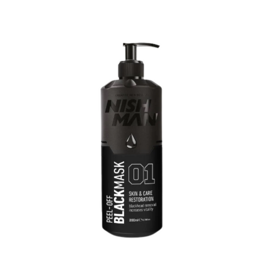 Mascarilla Negra Nishman 01 Peel Off Anti Acné Puntos Negros