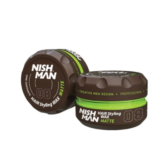 Nishman Cera Hair Styling Wax 100 Ml, Matte 08.