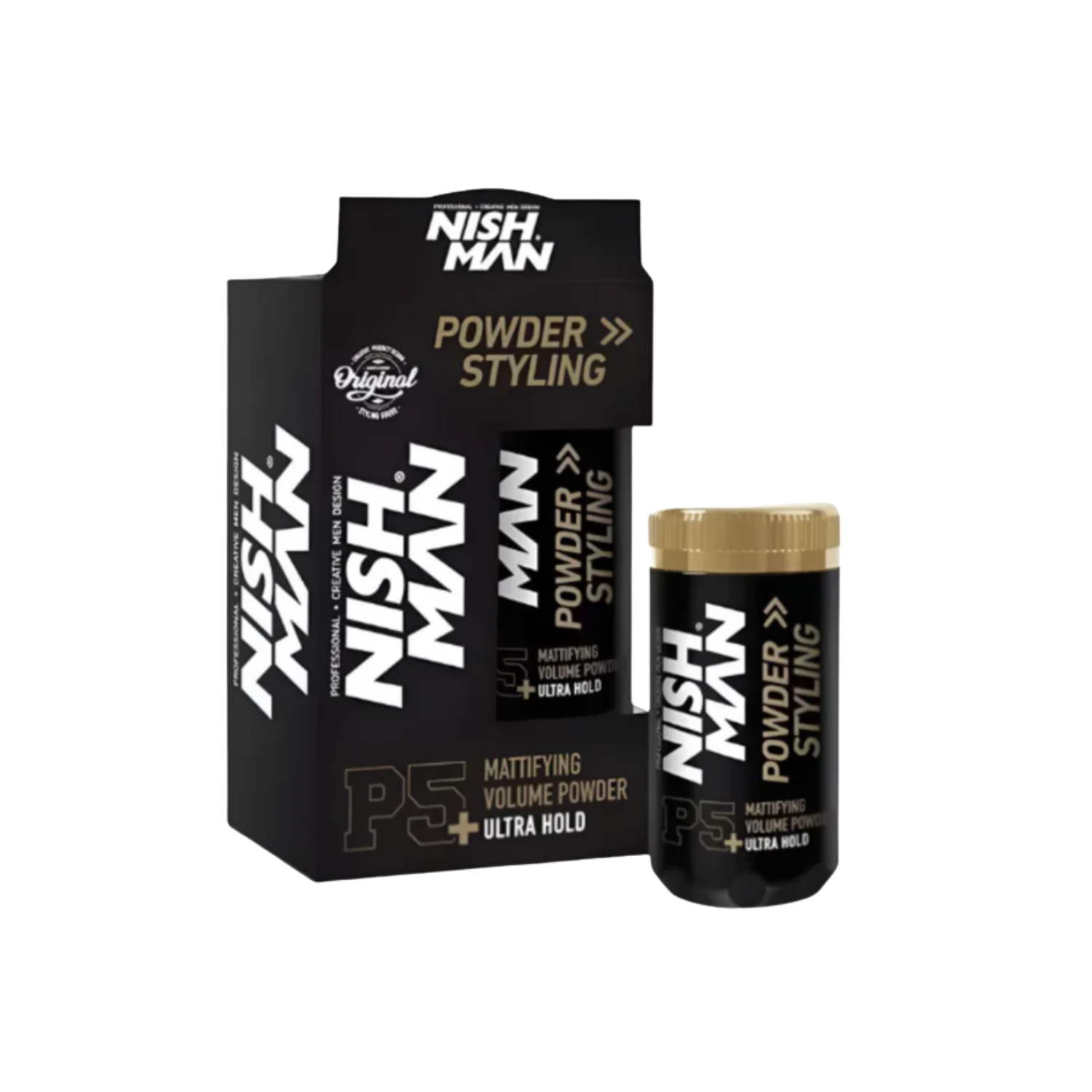 Nishman Polvo Texturizador Textura P5 Negro Matte 20 Gr