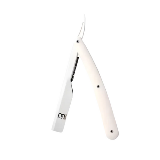 Porta Navaja Level 3 Navajin De Barberia Profesional Blanco