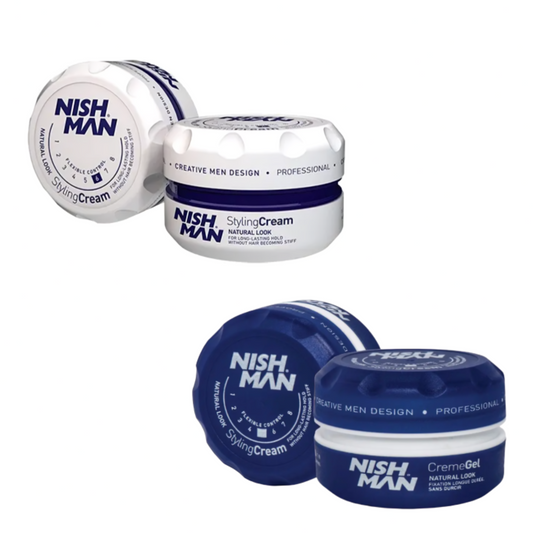 Crema Moldeadora Cabello Rizo N6 Nishman + Crema Para Peinar Nishman N5 150ml