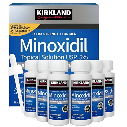 Minoxidil Kirkland Caja 6 Unds Crecimiento Cabello Ups 5%
