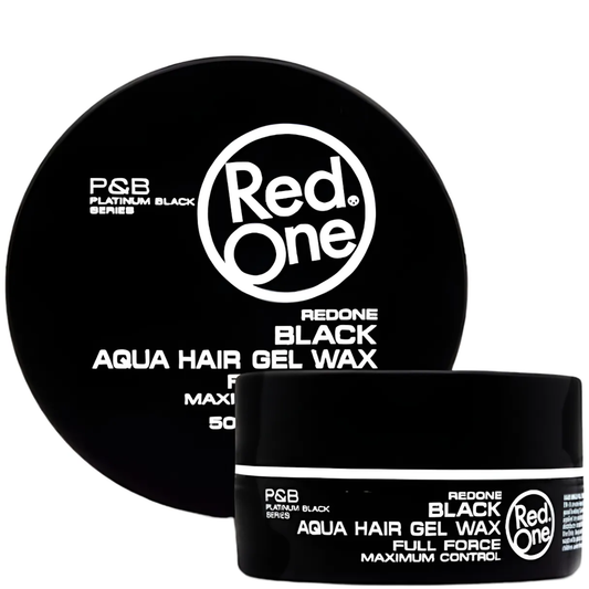 Cera Capilar Red One Aqua Hair Gel Wax Black 150ml
