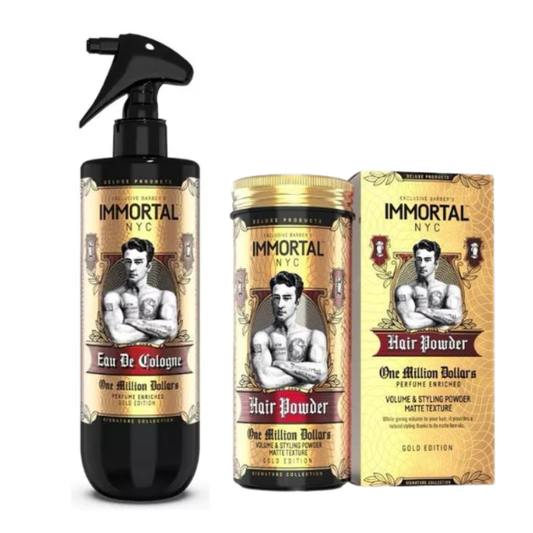 Aftershave Immortal One Million + Polvo Texturizador Capilar