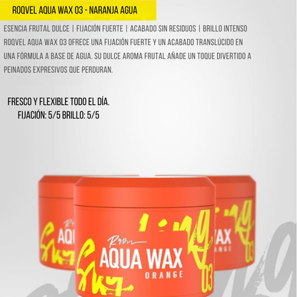 Cera Roqvel Fijadora Cabello Estilo Brillo Orange 150ml