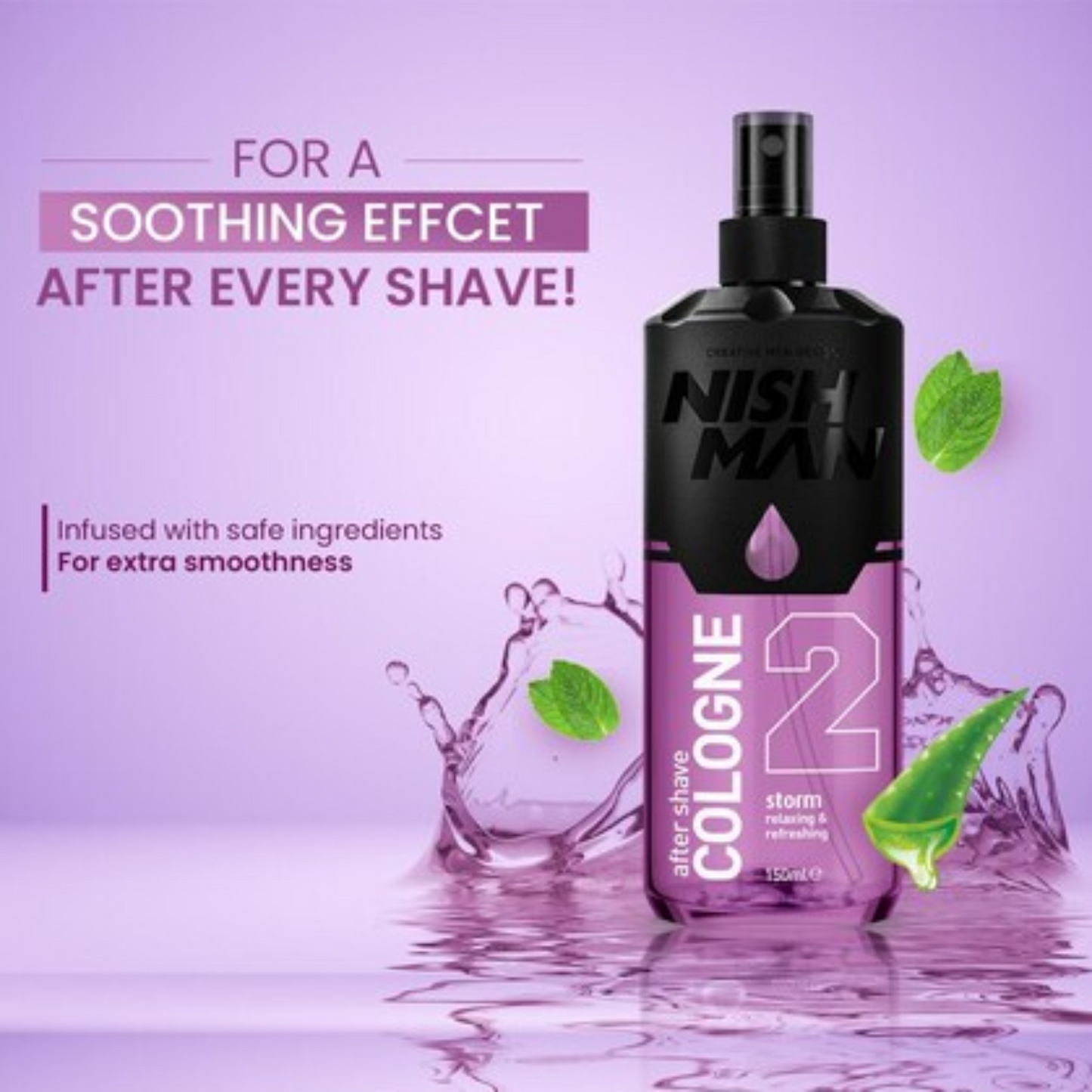 Afther Shave Nishman Cologne 400 Ml 02 Storm