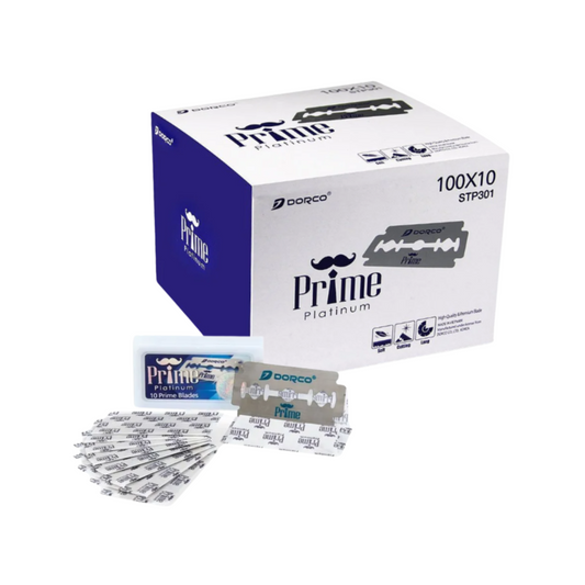 Dorco Prime Azul Caja 1000 Hojillas Cuchillas Para Afeitar
